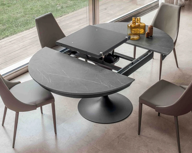 Table ronde extensible en céramique - Sun