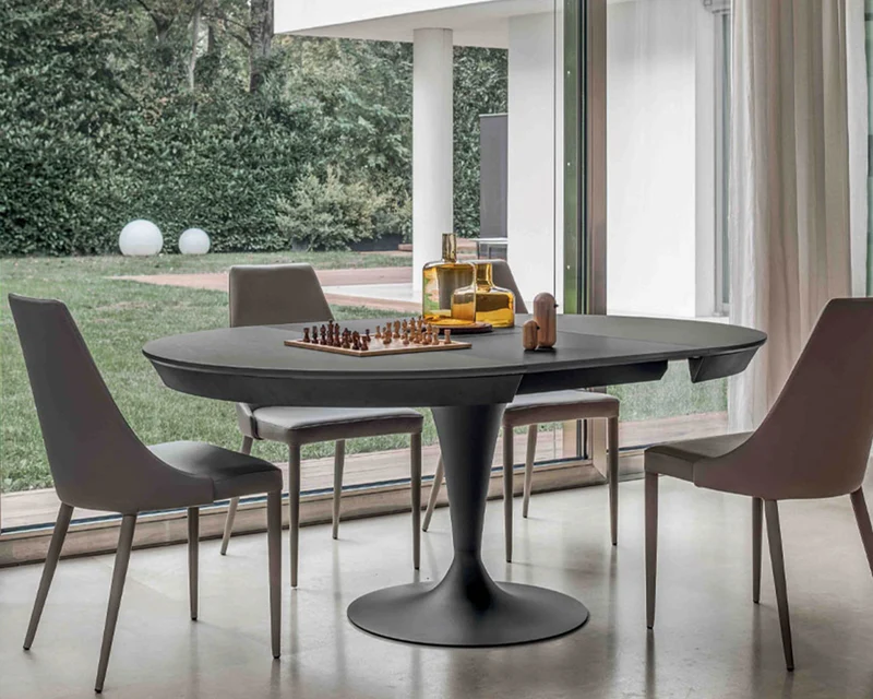 Table ronde extensible en céramique - Sun