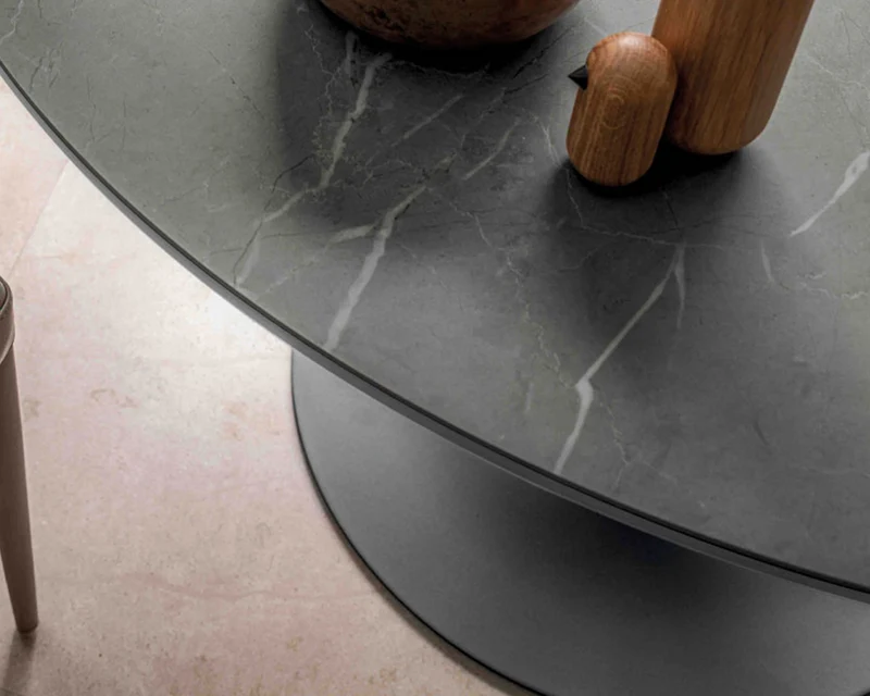 Table ronde extensible en céramique - Sun