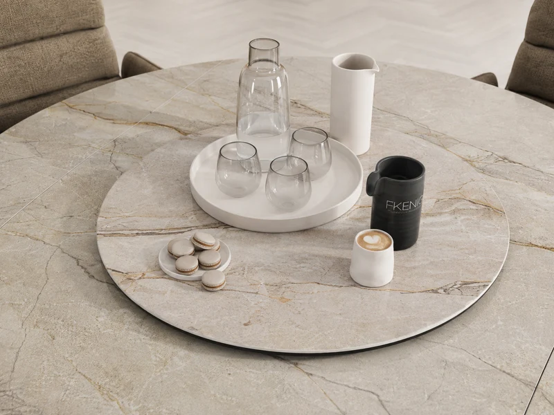 Plateau tournant en céramique - Lazy