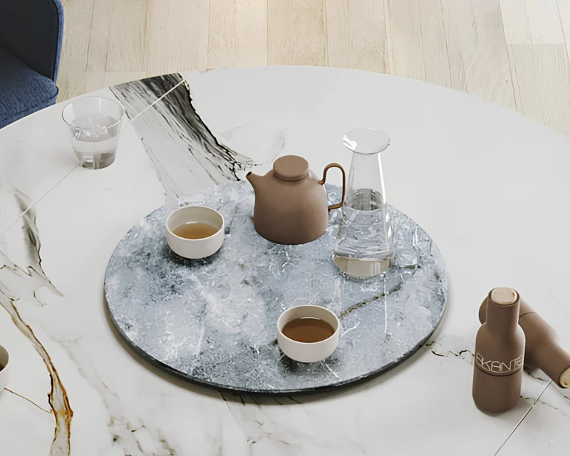 Plateau tournant en céramique - Lazy