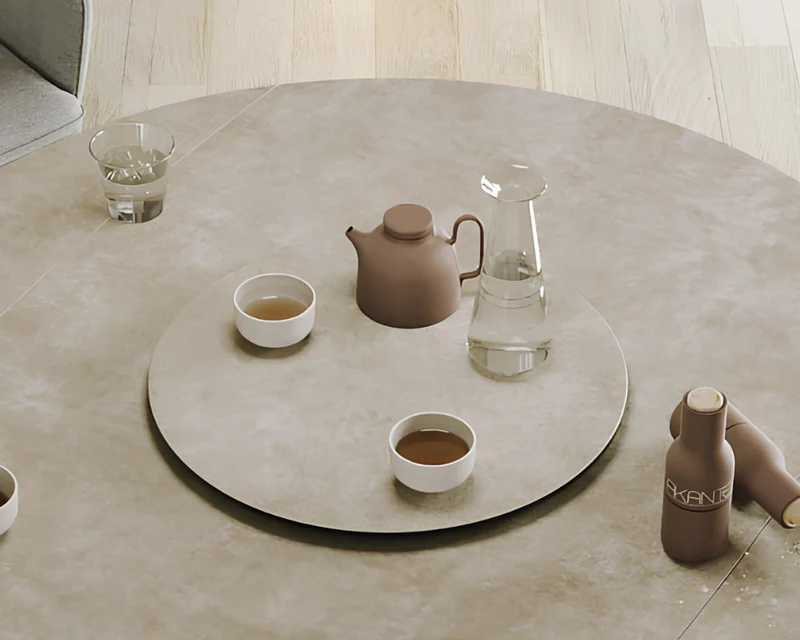 Plateau tournant en céramique - Lazy