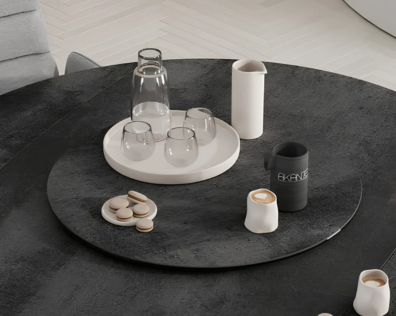 Plateau tournant en céramique - Lazy