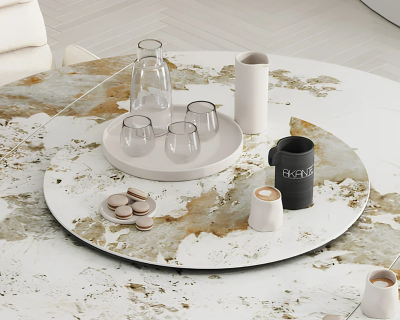 Plateau tournant en céramique - Lazy
