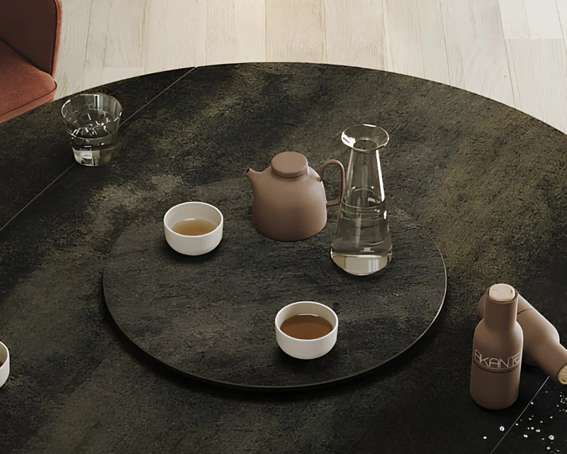 Plateau tournant en céramique - Lazy