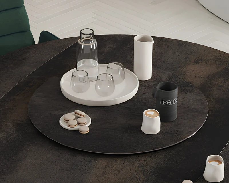 Plateau tournant en céramique - Lazy