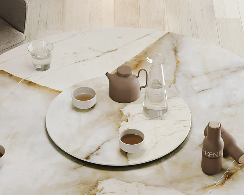 Plateau tournant en céramique - Lazy