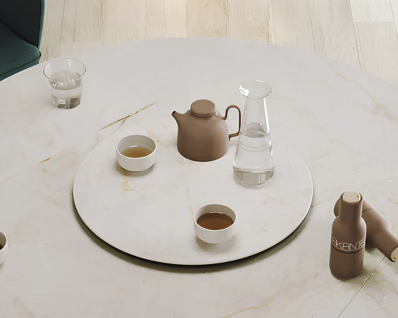 Plateau tournant en céramique - Lazy