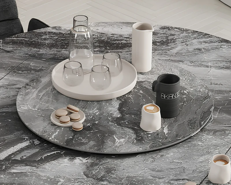 Plateau tournant en céramique - Lazy