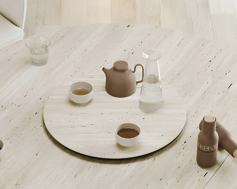 Plateau tournant en céramique - Lazy