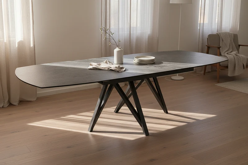 Table de repas extensible en céramique - Sedona
