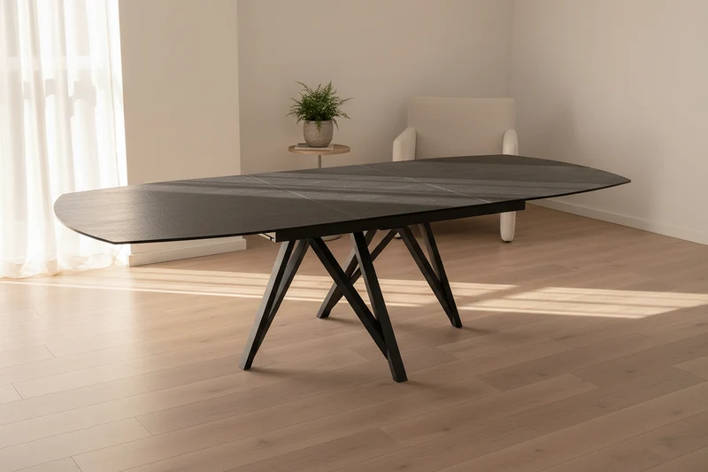 Table de repas extensible en céramique - Sedona