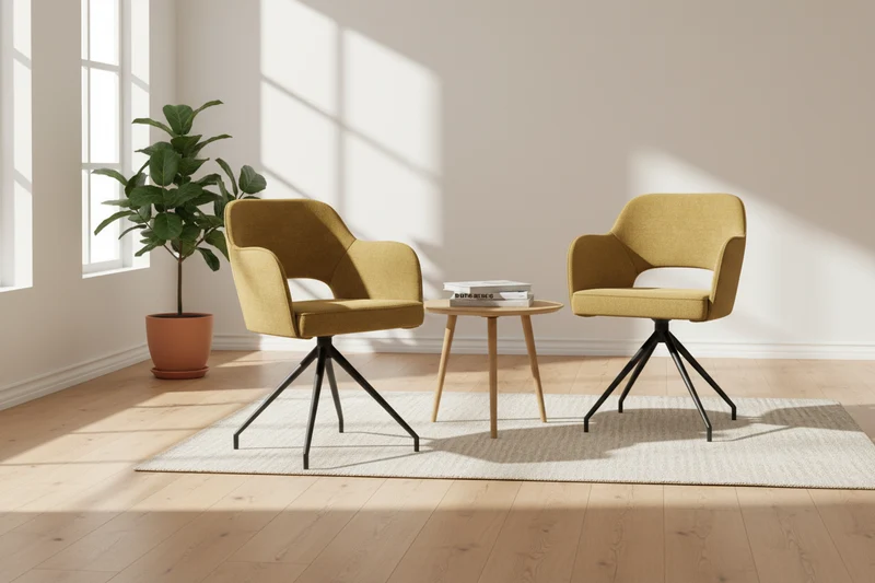 Lot de 2 chaises tournante - Chicago