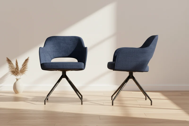 Lot de 2 chaises tournante - Chicago