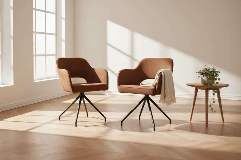 Lot de 2 chaises tournante - Chicago