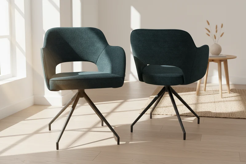 Lot de 2 chaises tournante - Chicago