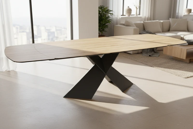 Table céramique bois extensible - Morid