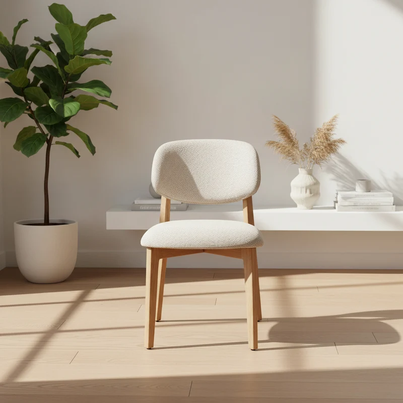 Chaise bois de salle à manger - Carmy