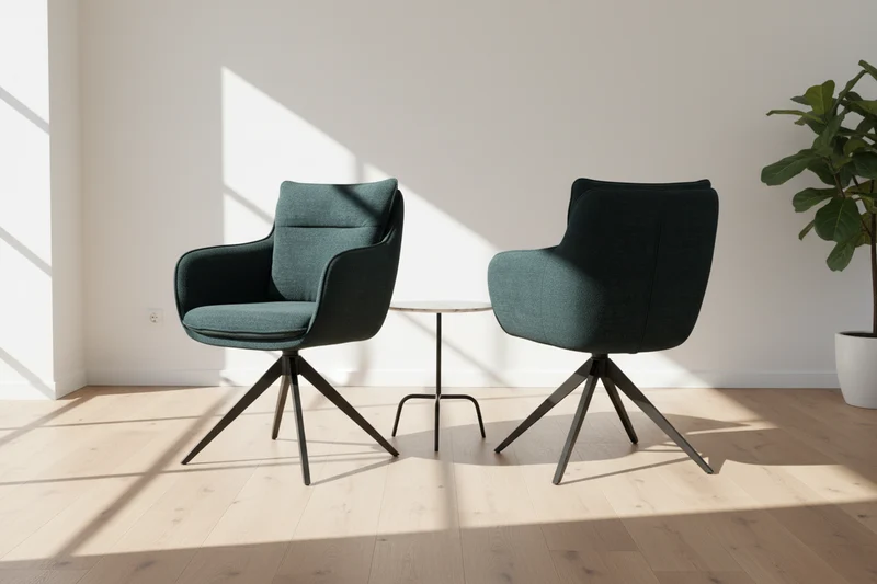 Lot de 2 chaises pivotante - Belfast
