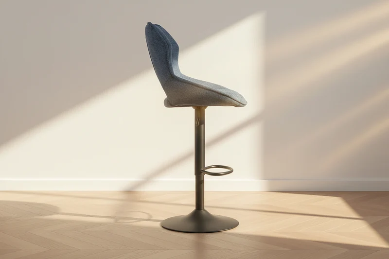 Chaise de bar bleu - Morine