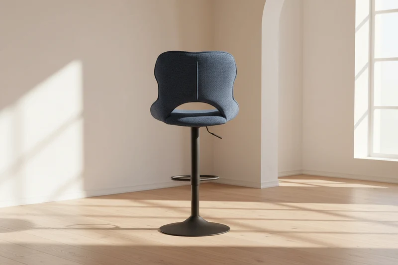 Chaise de bar bleu - Morine