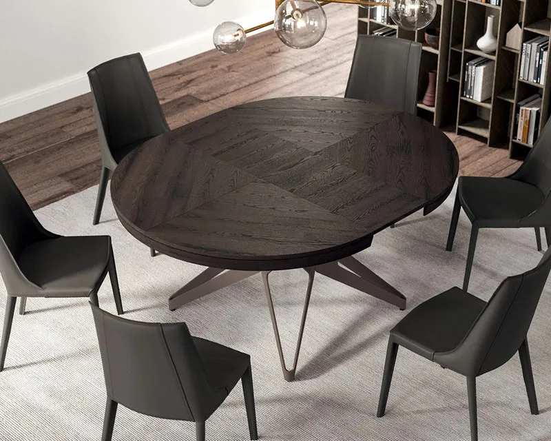 Table ronde extensible en bois - Roundy