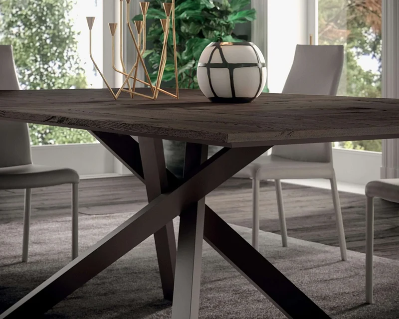 Table à manger extensible en bois - Quatro Ozzio