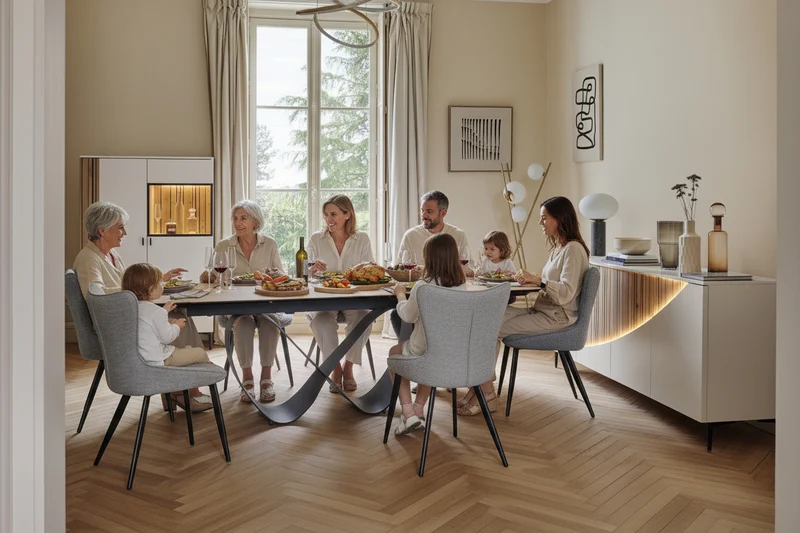 Table céramique extensible - Topaze Celio