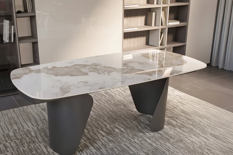 Table céramique marbre extensible - Tina
