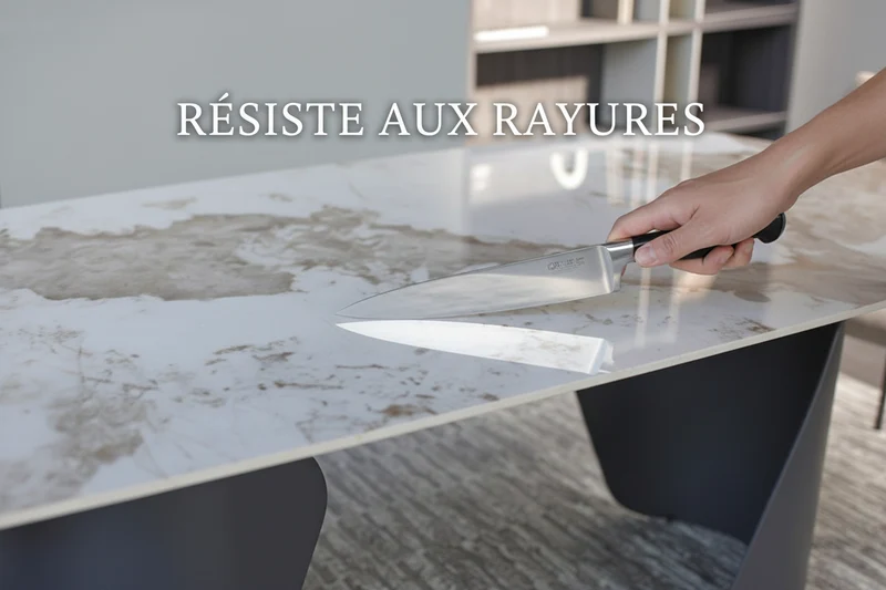 Table céramique marbre extensible - Tina