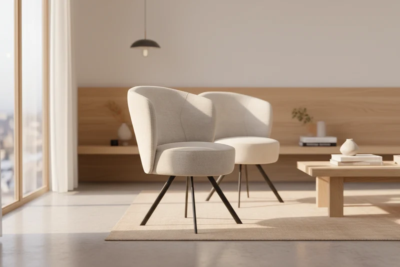 Lot de 2 fauteuil de table pivotant - Prague