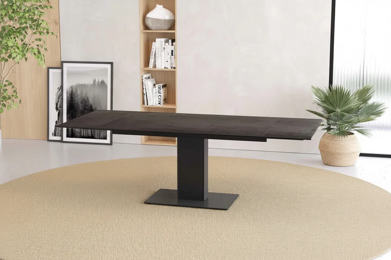 Table céramique rouille extensible - Connexion Akante