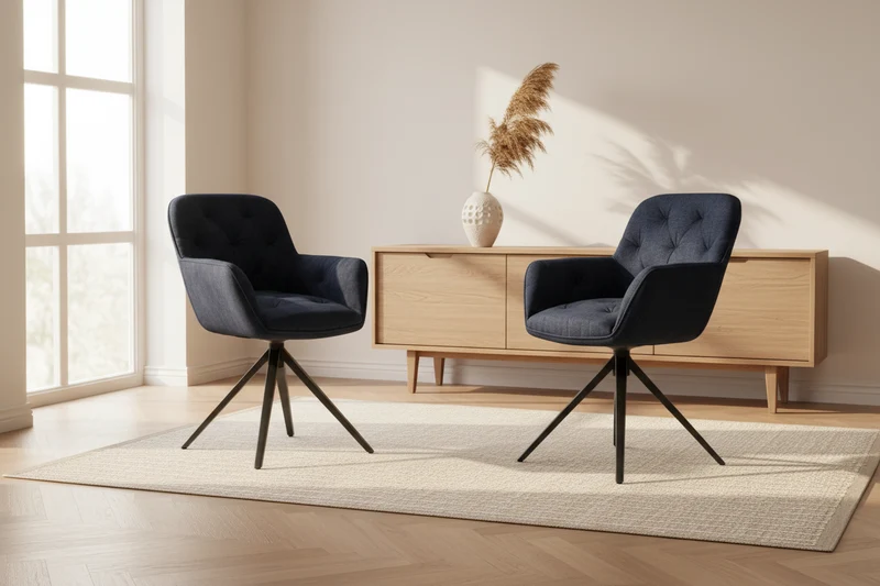 Lot de 2 chaises pivotantes - Charleston