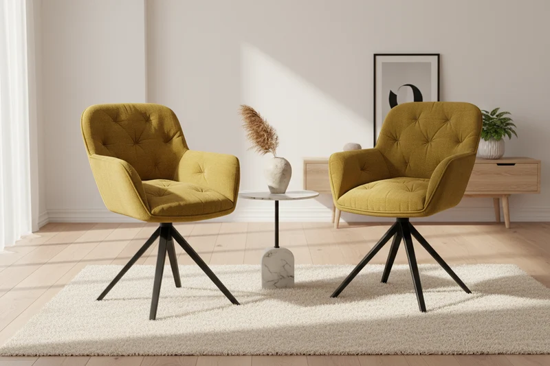 Lot de 2 chaises pivotantes - Charleston