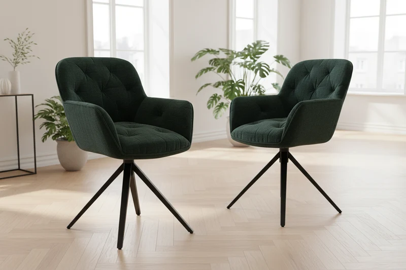 Lot de 2 chaises pivotantes - Charleston