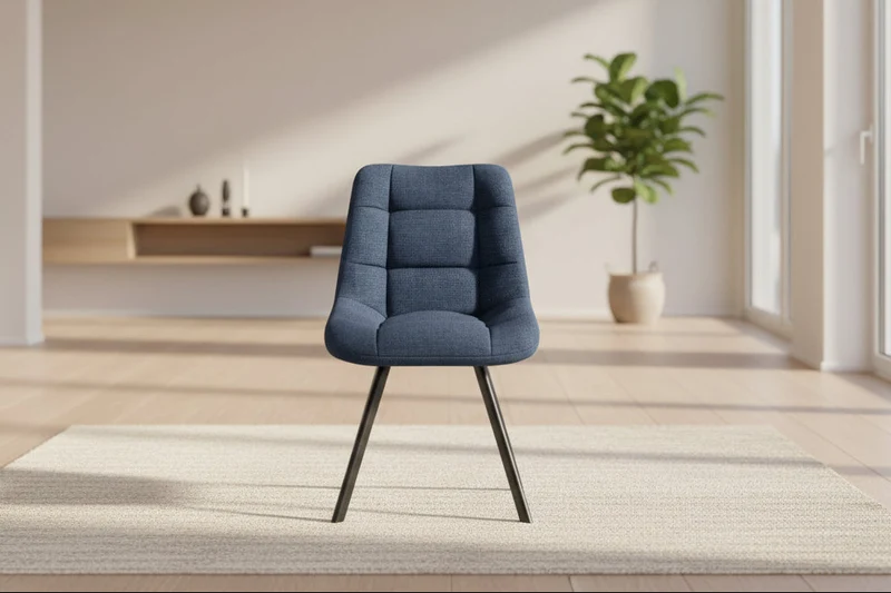 Chaise de salle à manger capitonné - Liz