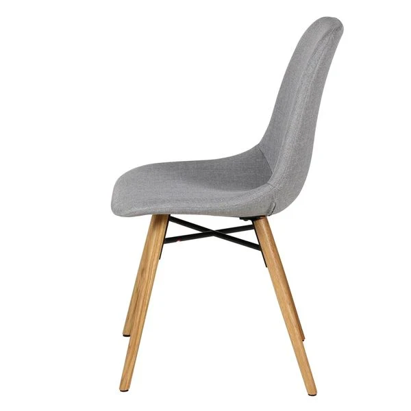 Chaise repas gris clair