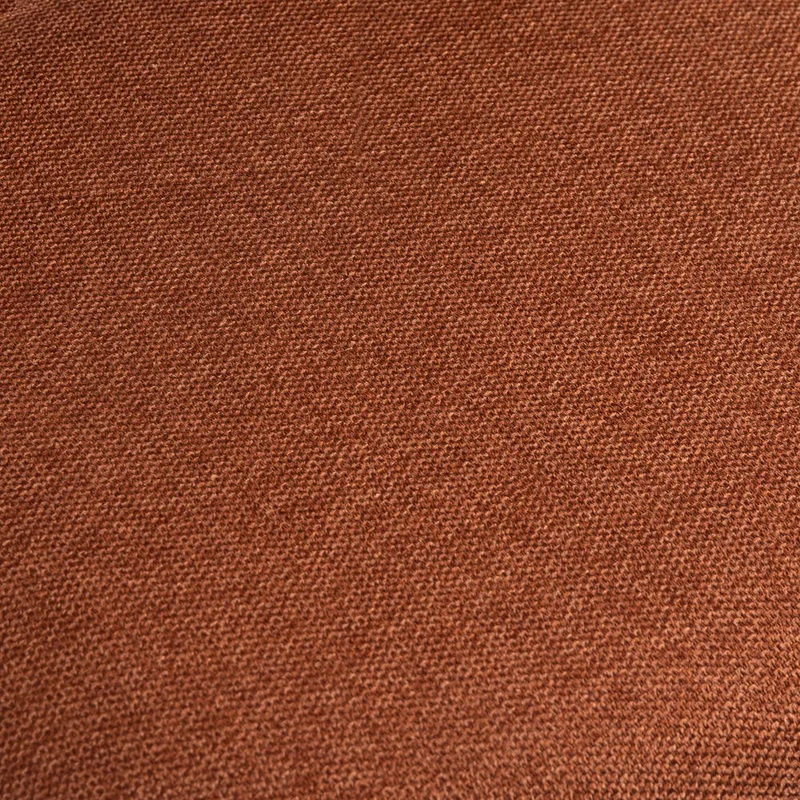 Chaise repas en tissu terracotta