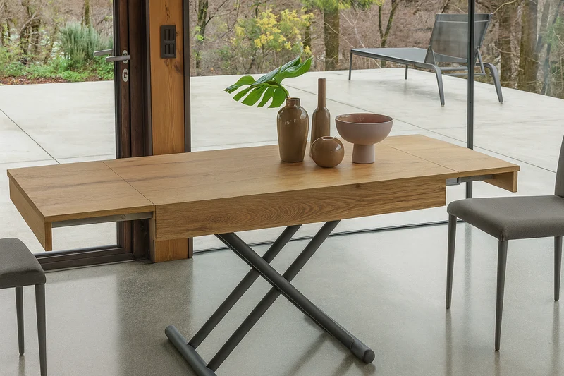 Table basse relevable et extensible - Compact