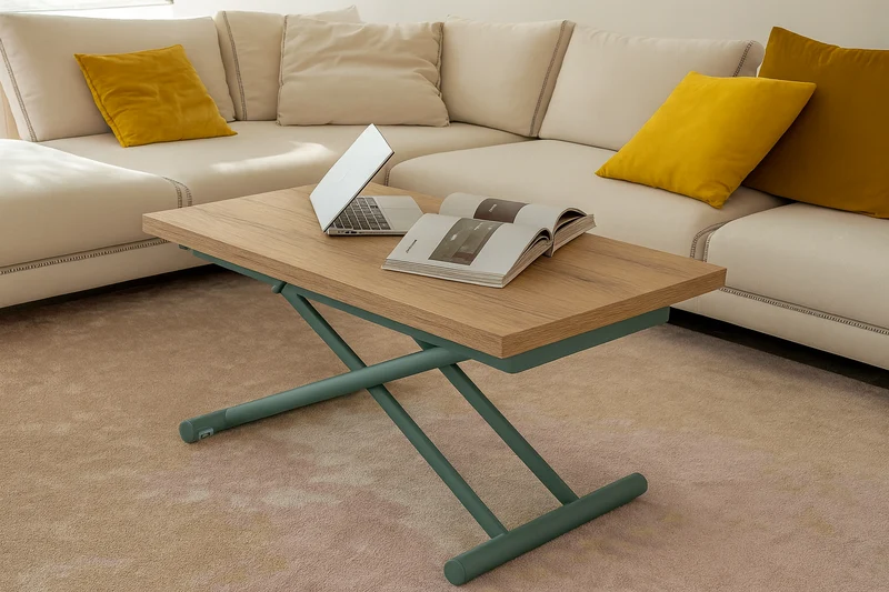 Table basse relevable extensible italienne - Amelie