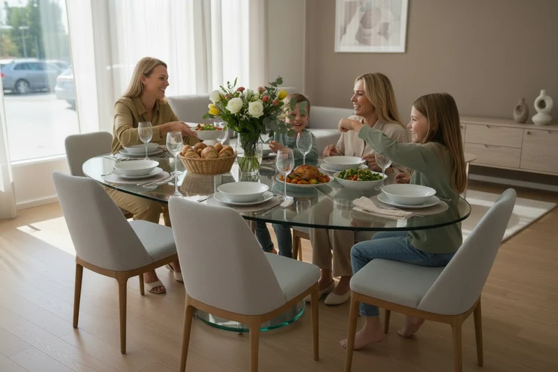 Table en verre extensible - Extand