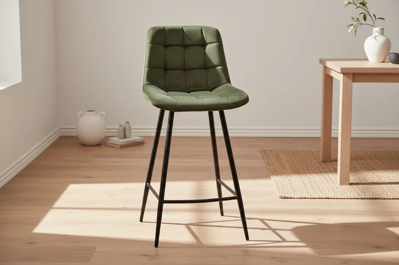 Chaises de bar en velours - Juta