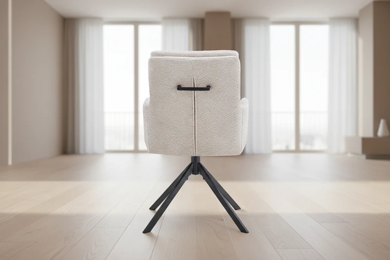 Chaise pivotante en tissu - Tonella
