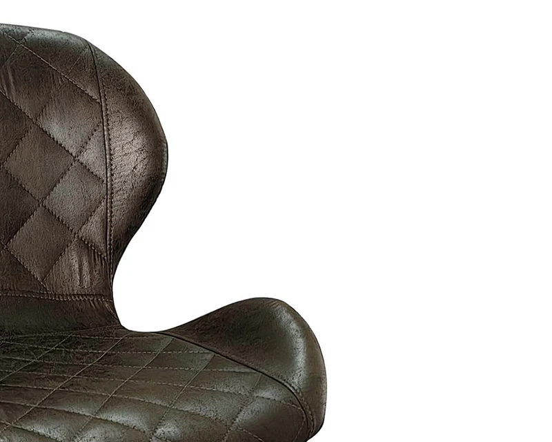 Chaise de bar en simili cuir vintage - Malaga