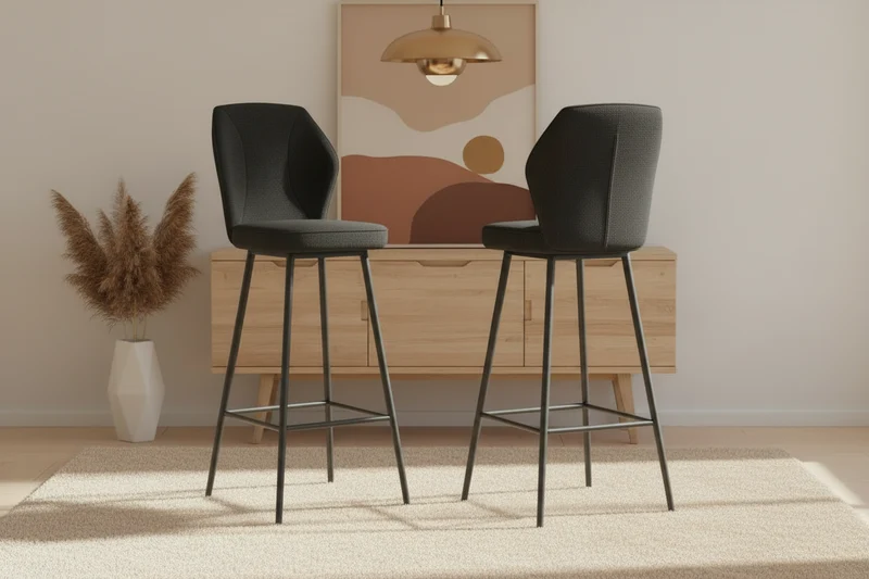 Lot de 2 tabouret de bar pivotant - Varsovie Akante