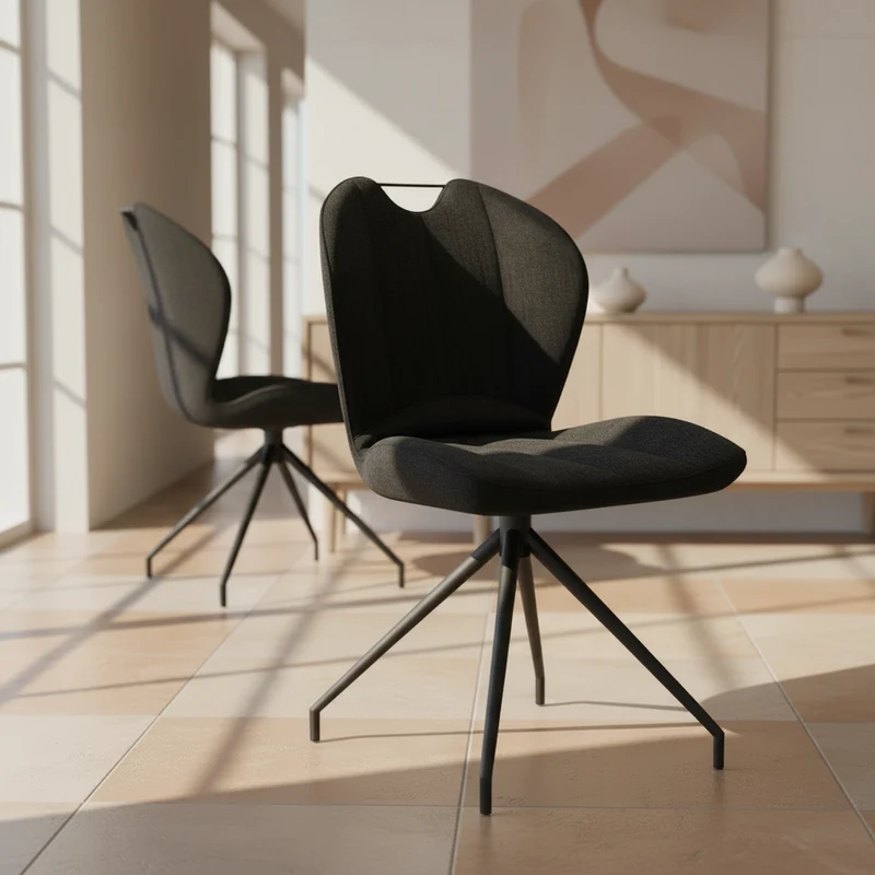Lot de 2 chaises pivotante - New york