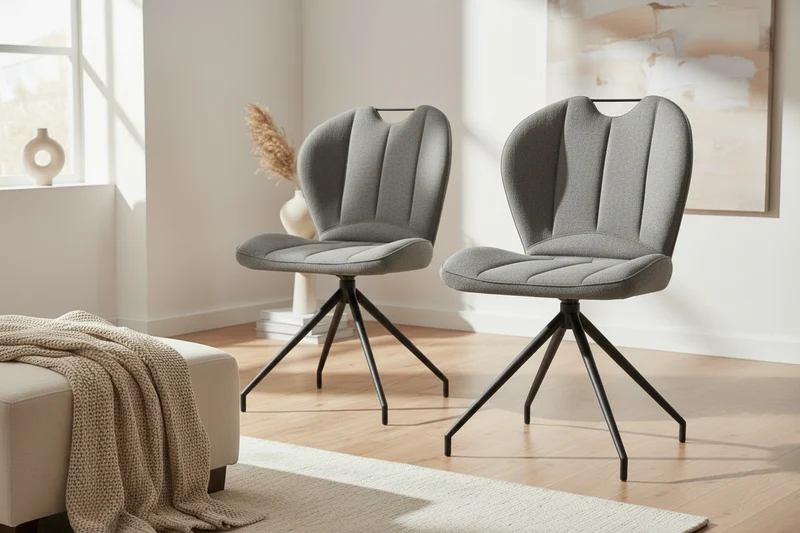 Lot de 2 chaises pivotante - New york