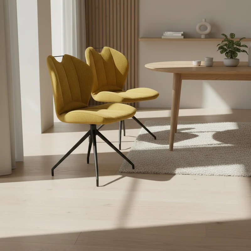 Lot de 2 chaises pivotante - New york