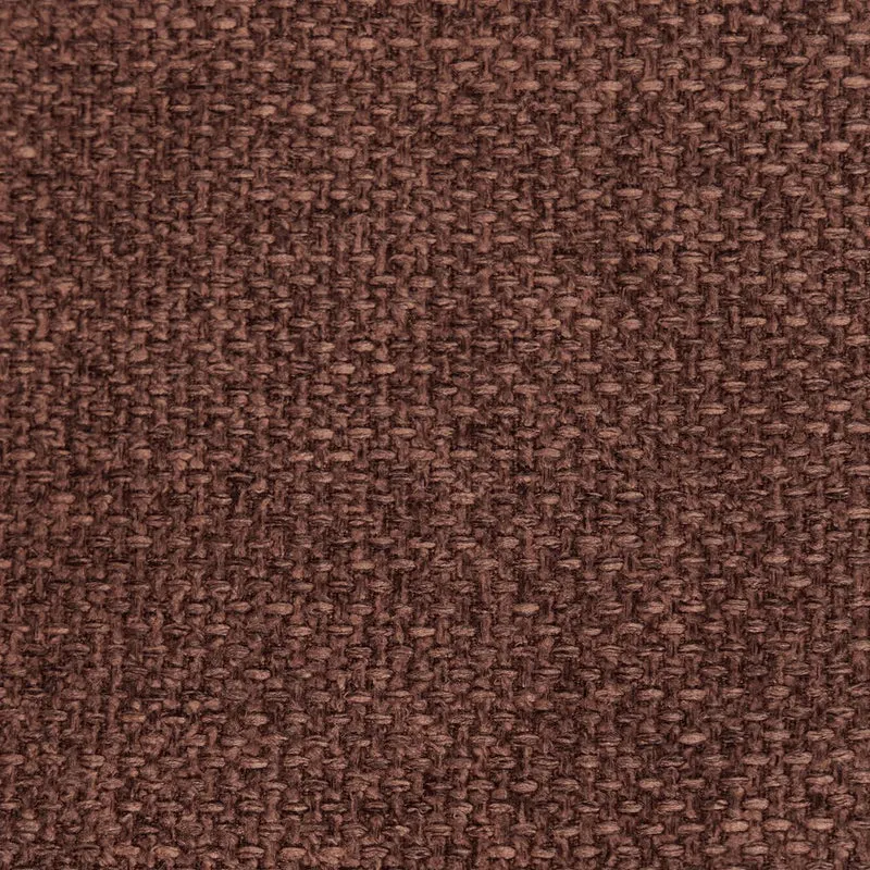 Chaise repas accoudoir tissu rouge lie de vin