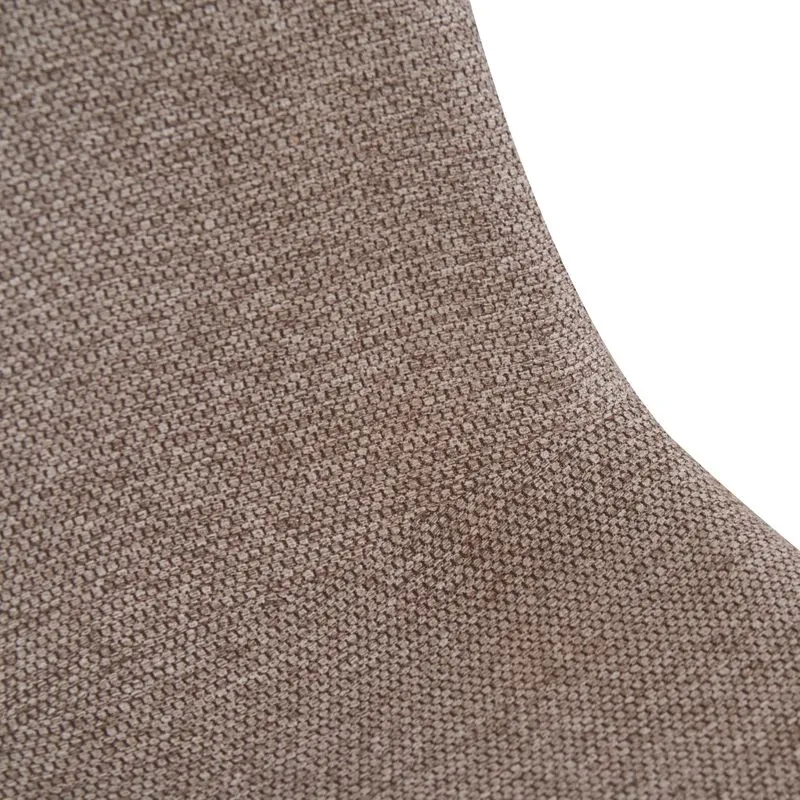 Chaise repas tissu taupe
